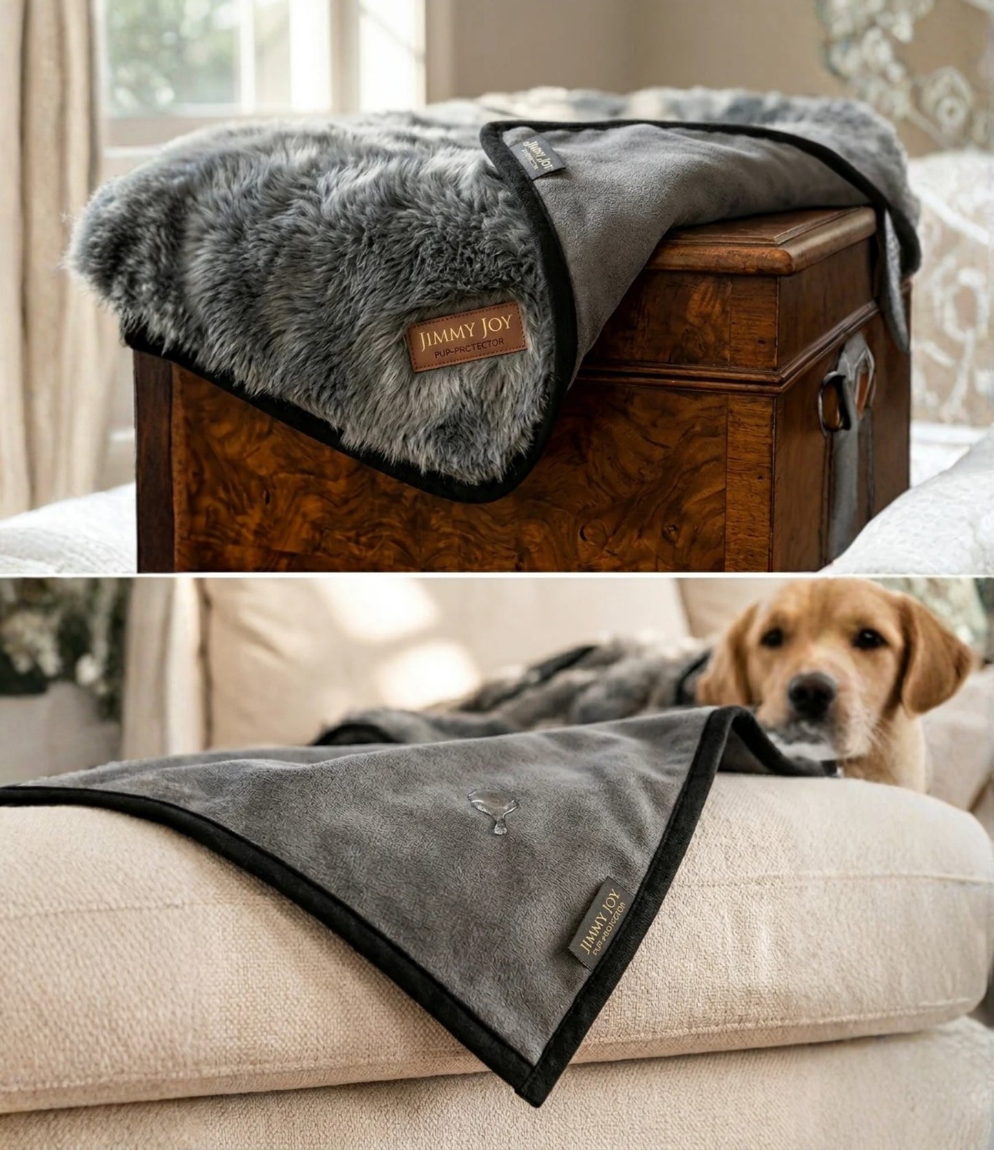 Faux-Fur Pet Throw (Pup-Protector)