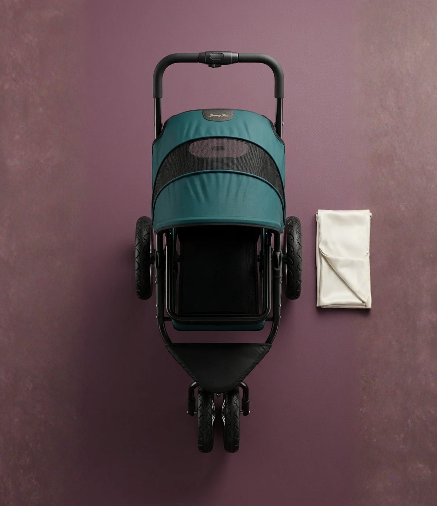 Zipper-less Dual Pet Stroller