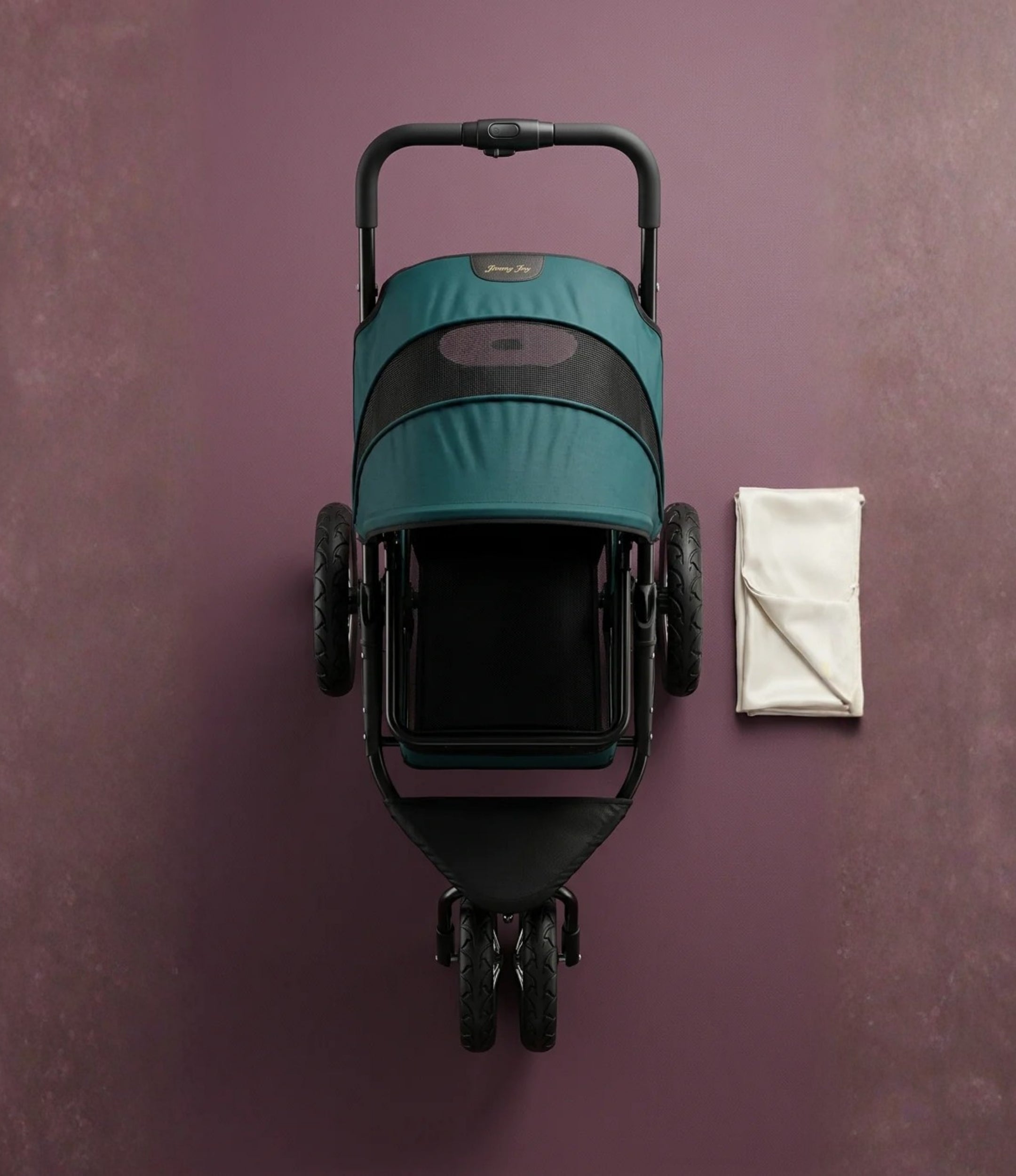 Zipper-less Dual Pet Stroller