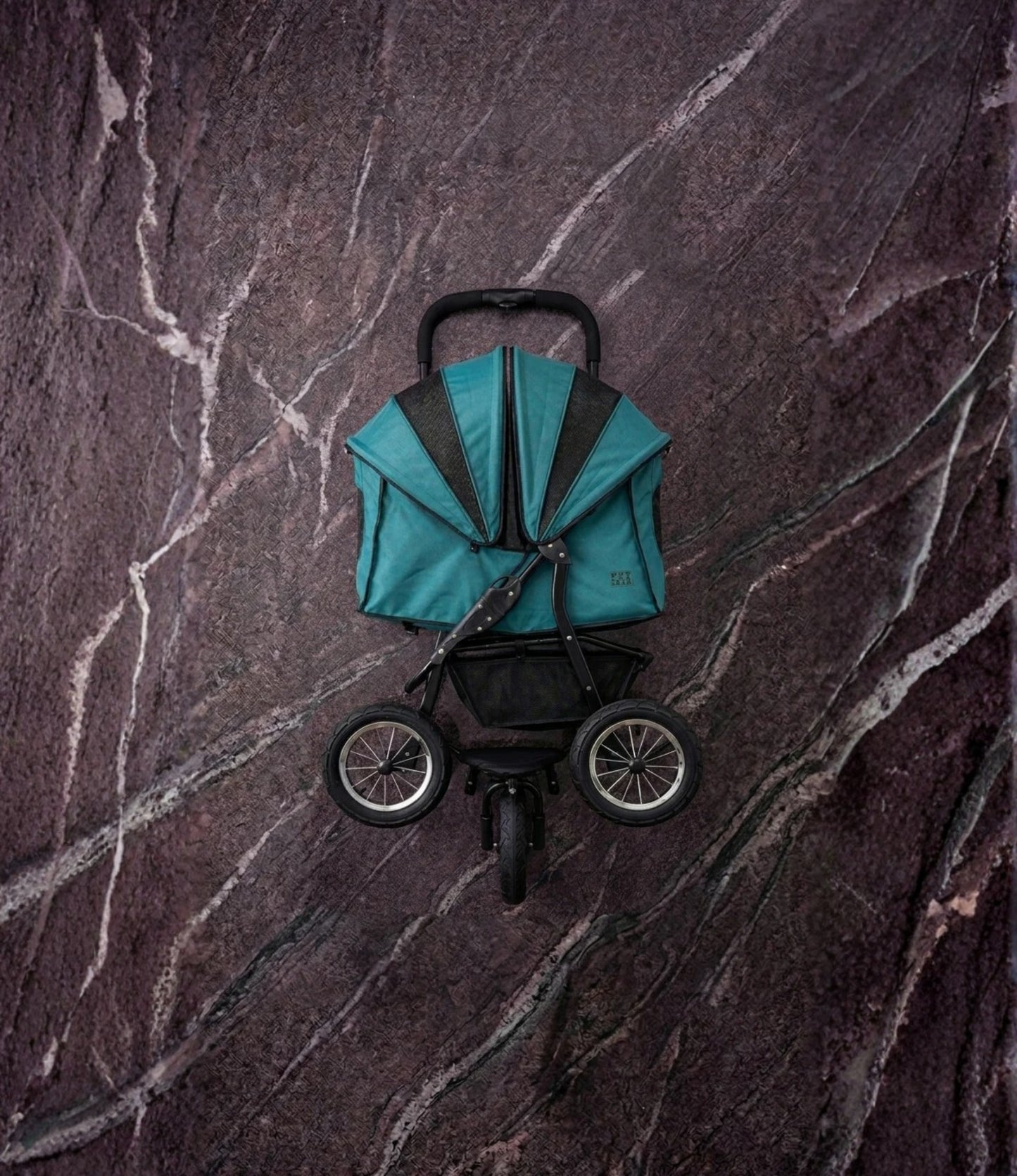 Zipper-less Dual Pet Stroller