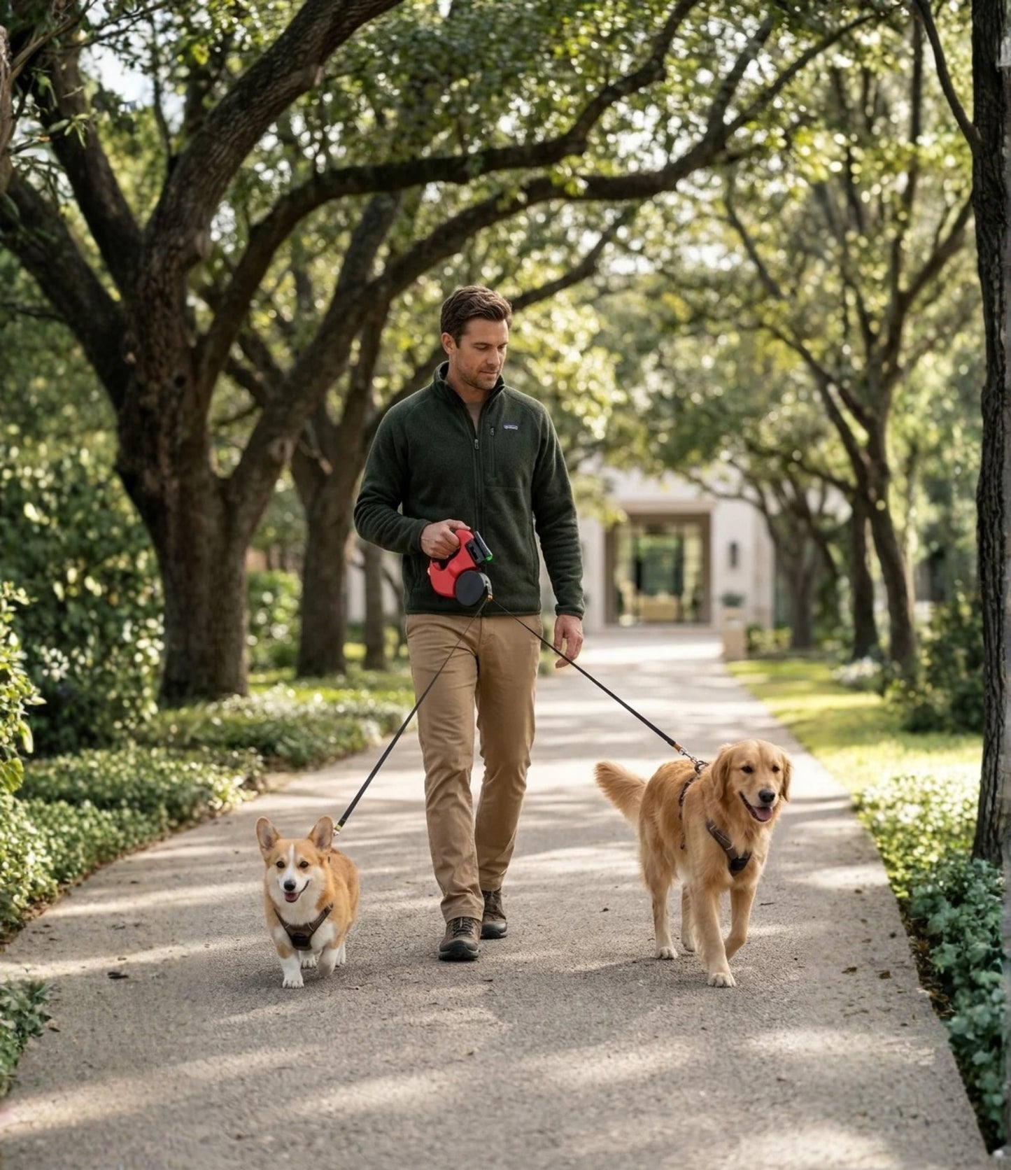 No-Tangle Double Dog Leash