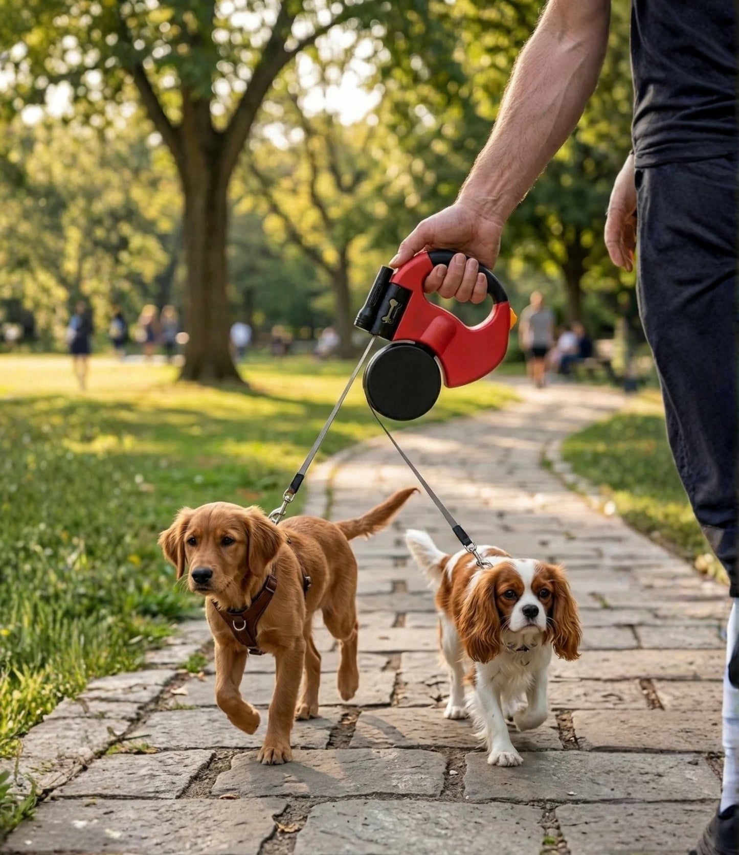 No-Tangle Double Dog Leash