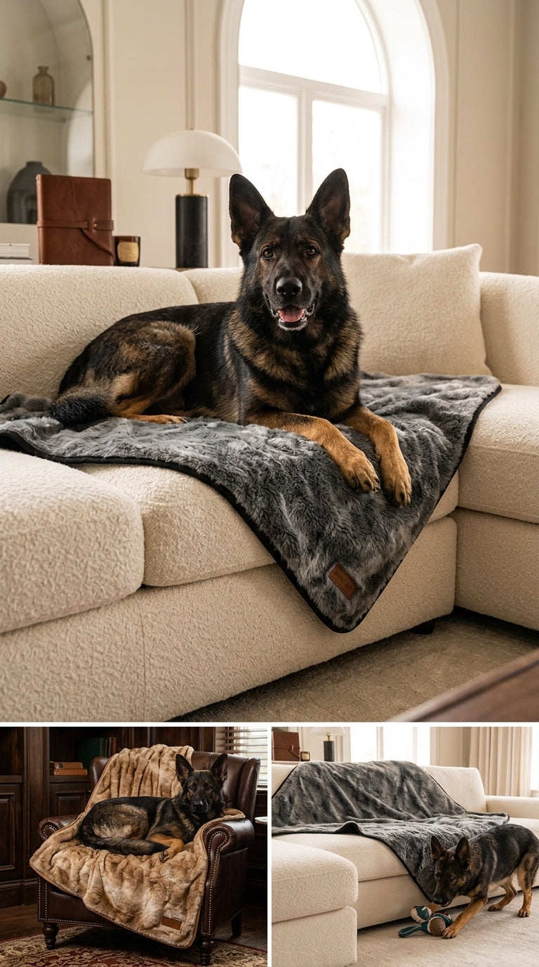 Faux-Fur Pet Throw (Pup-Protector)