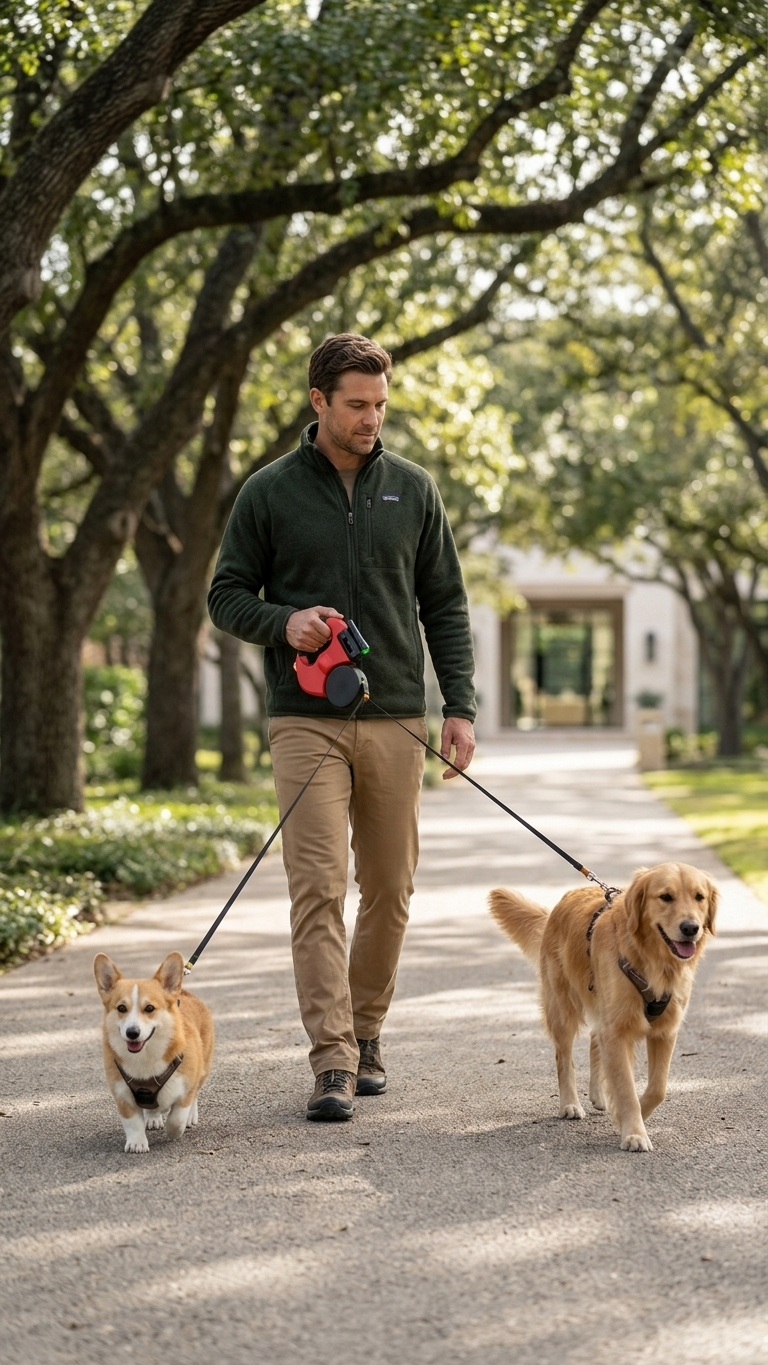 No-Tangle Double Dog Leash