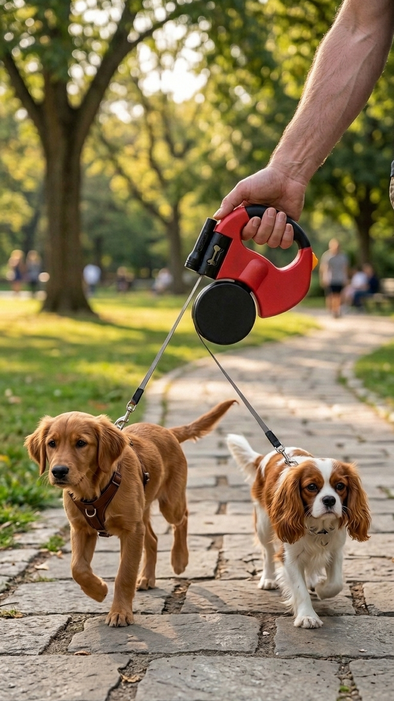 No-Tangle Double Dog Leash