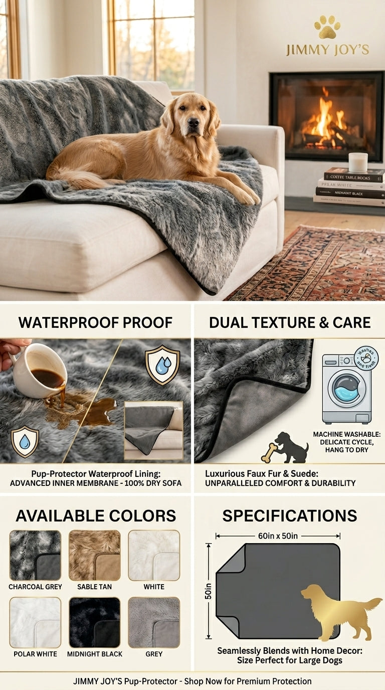 Faux-Fur Pet Throw (Pup-Protector)